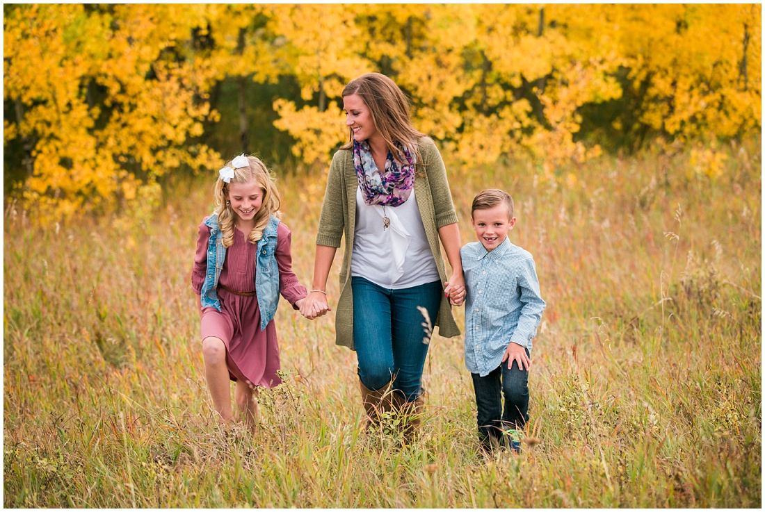 what to wear for family photos - rose, denim, blue